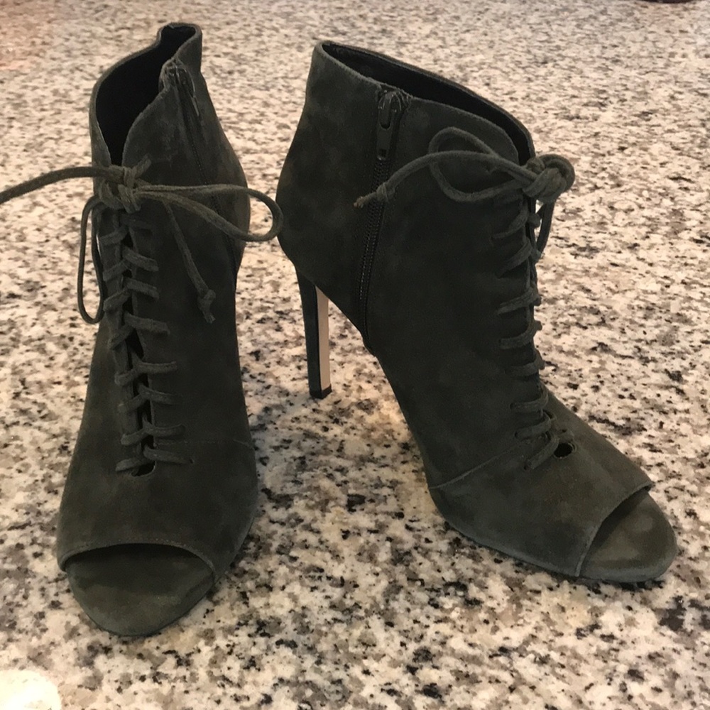 Lord & Taylor Open Toed Booties